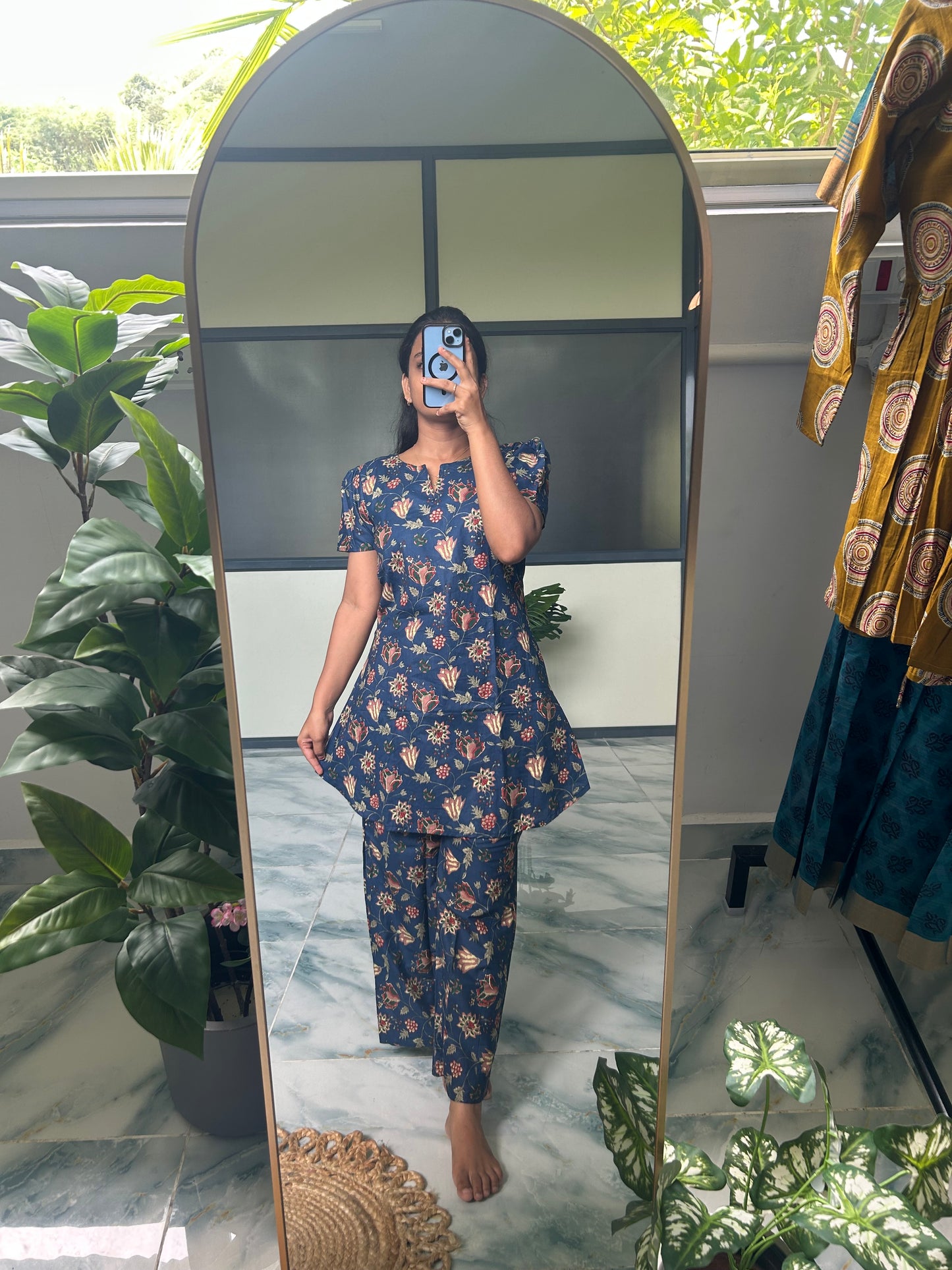 Heera - Dark Blue Night Suit