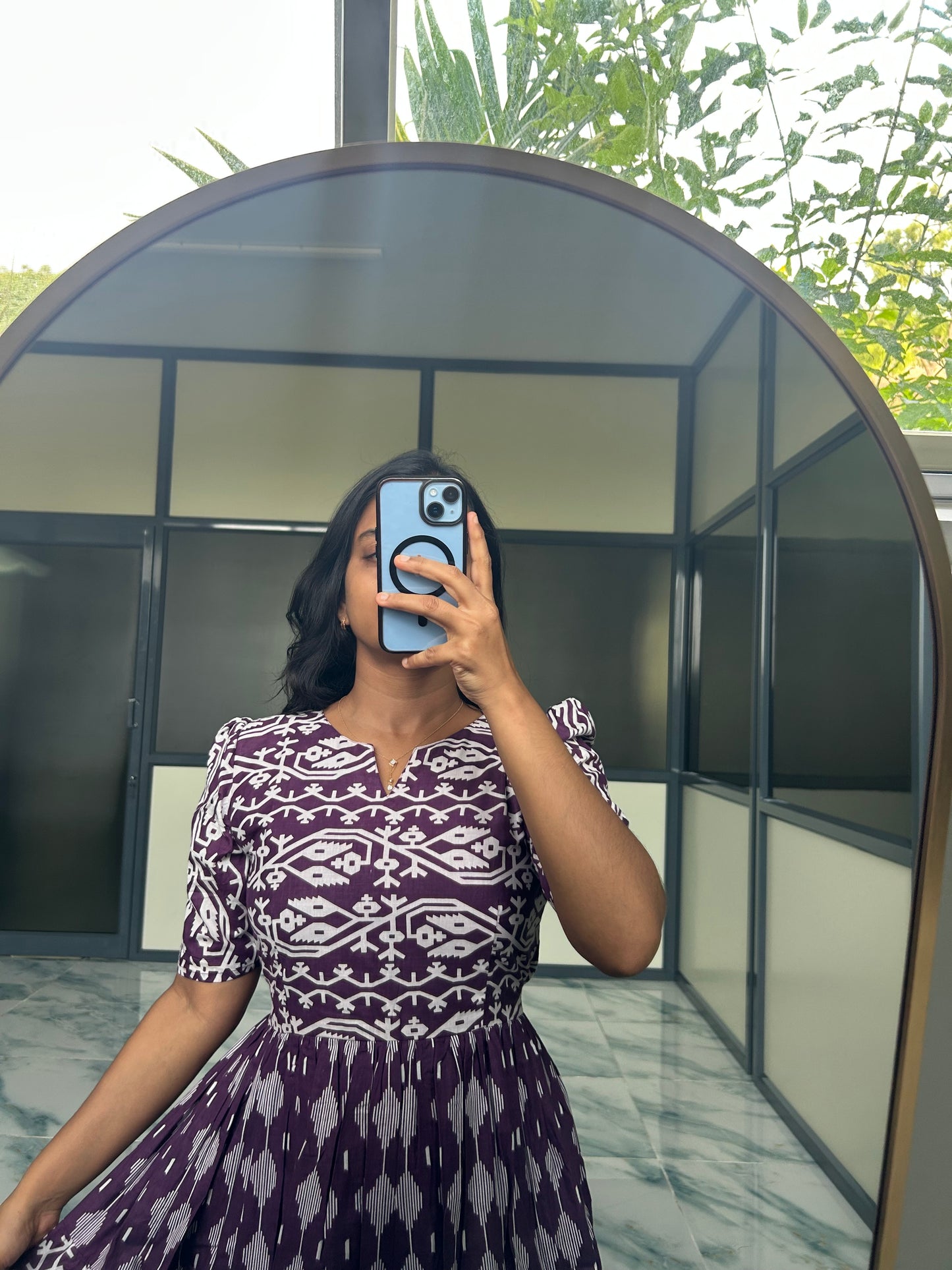 Jessie - Royal Purple Midi Dress