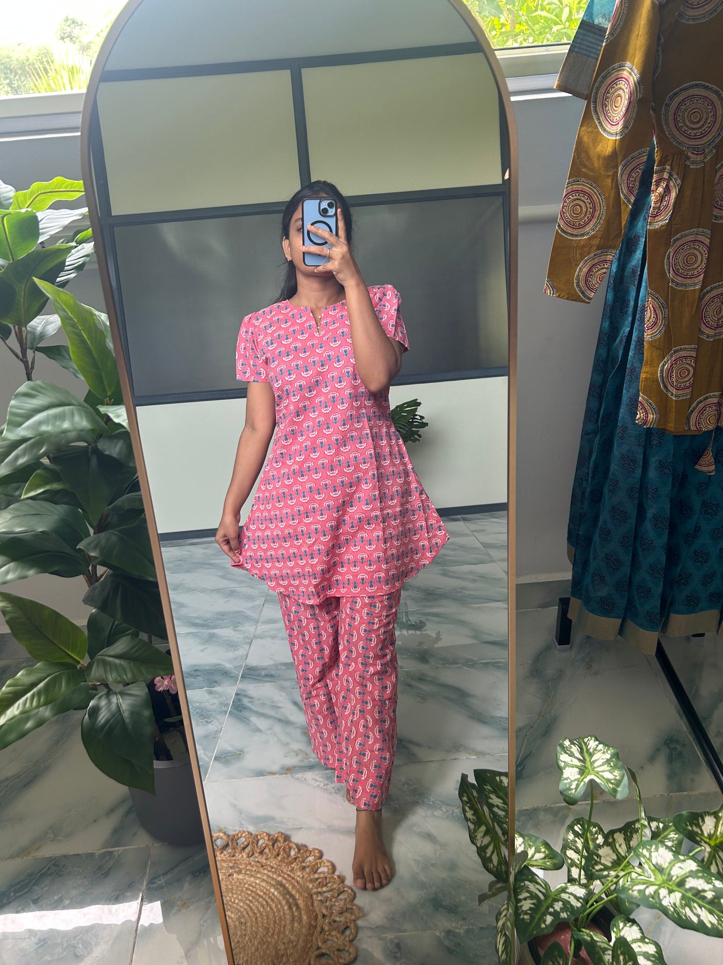 Heera - Light Pink Night Suit
