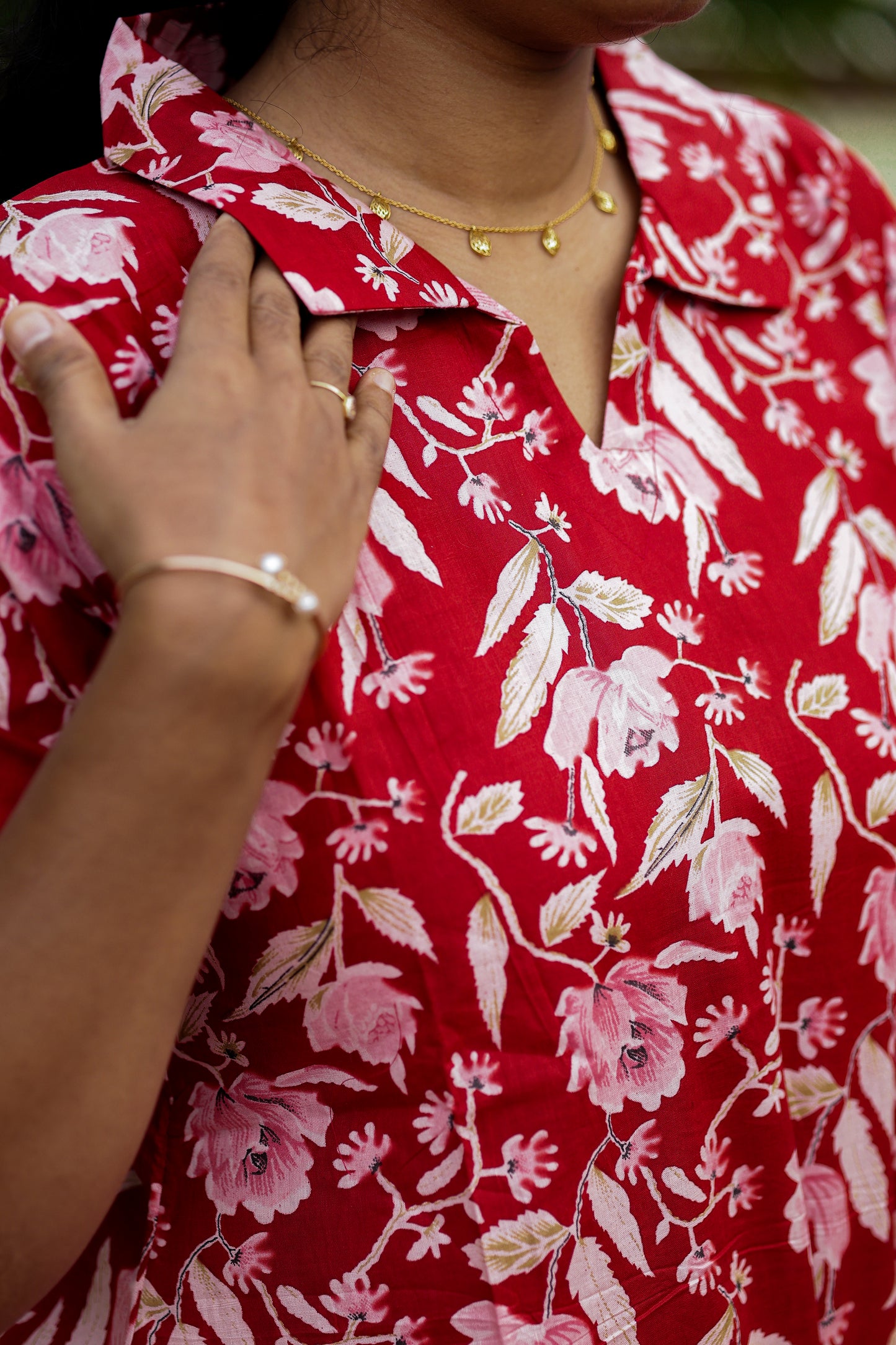 Veda - Red Night Suit