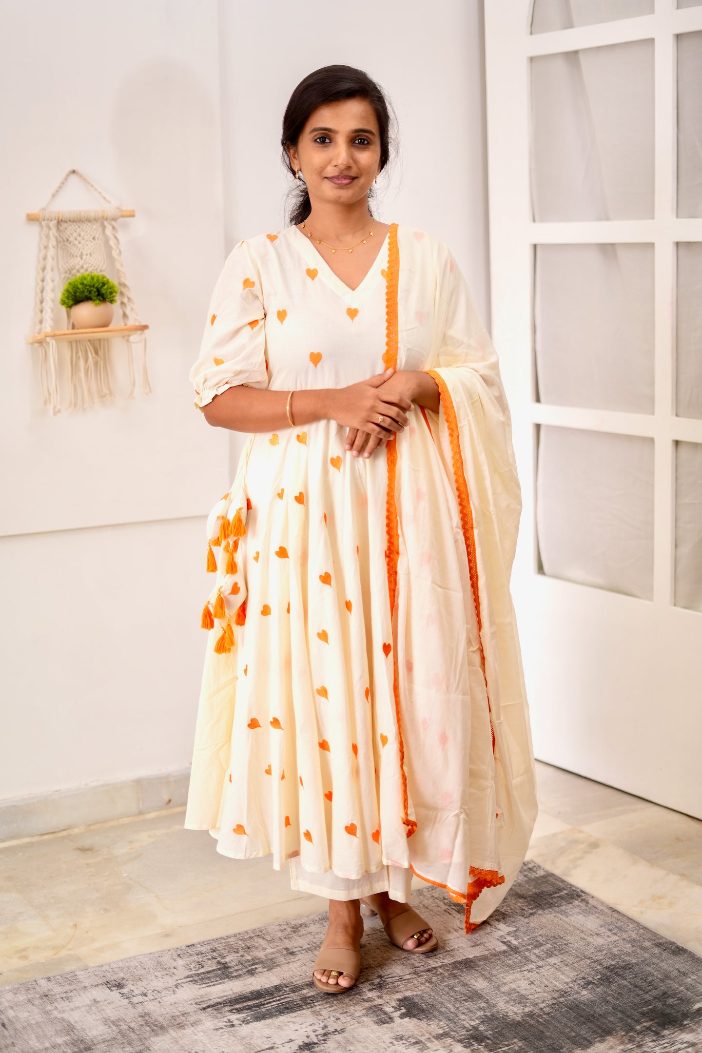 Stella - 3 Pcs Anarkali Suit Set