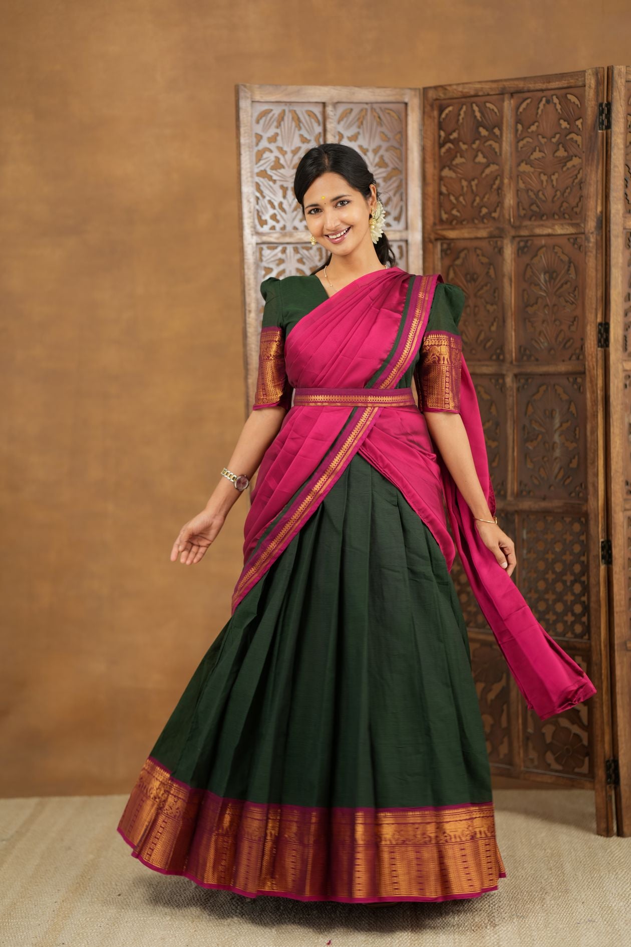 Mythiri - Multiwear Ethnic Maxi Set