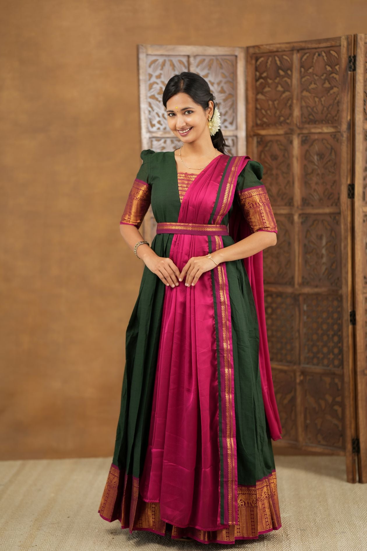 Mythiri - Multiwear Ethnic Maxi Set