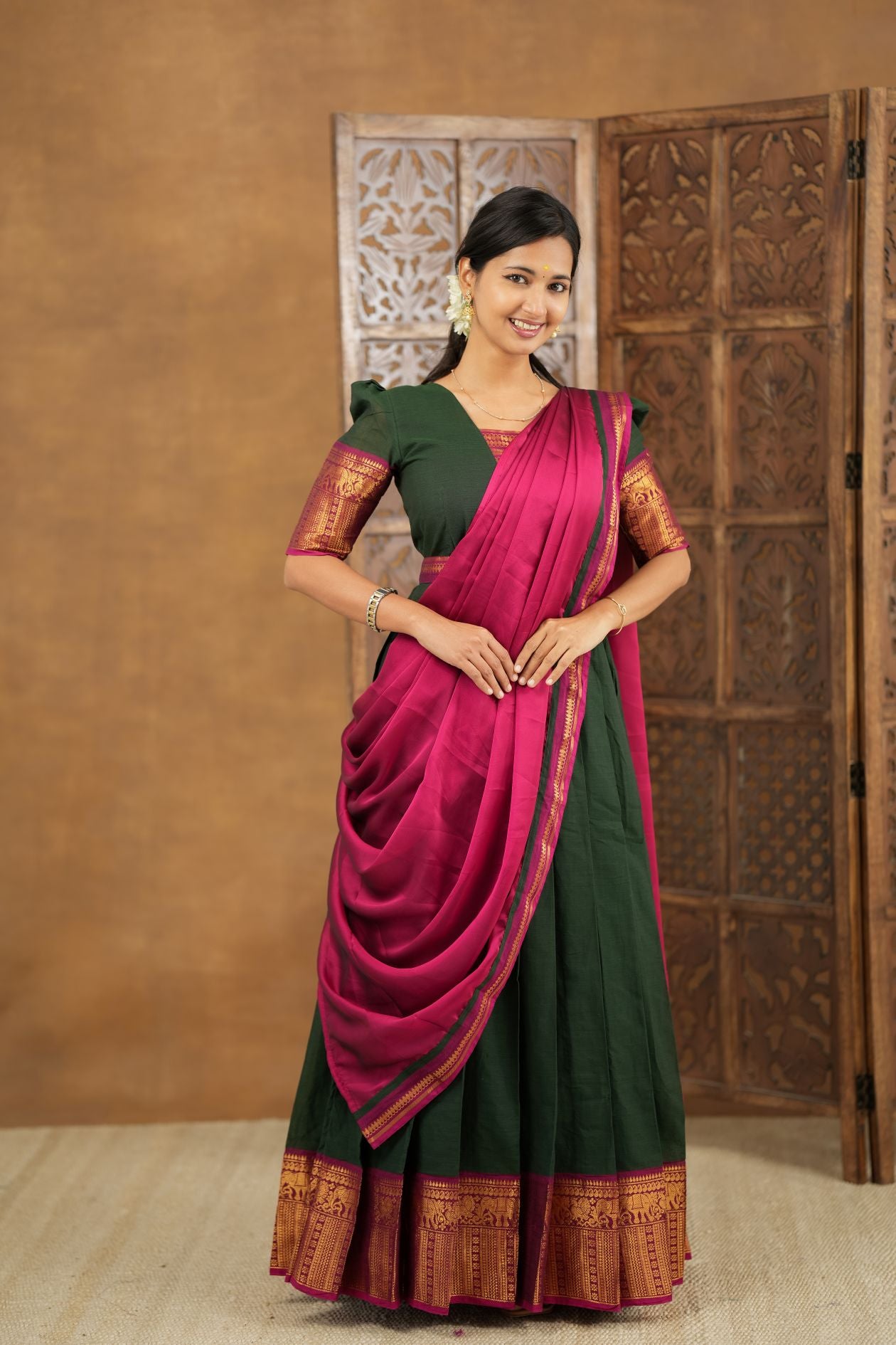 Mythiri - Multiwear Ethnic Maxi Set