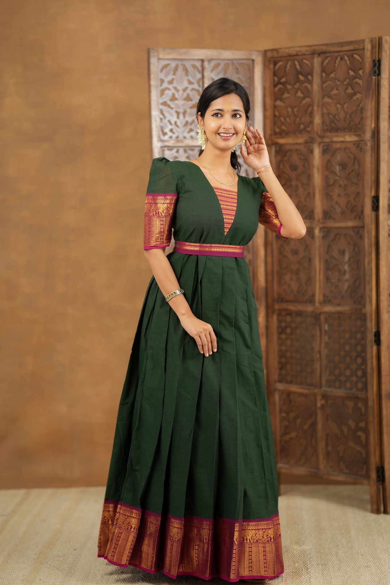 Mythiri - Multiwear Ethnic Maxi Set