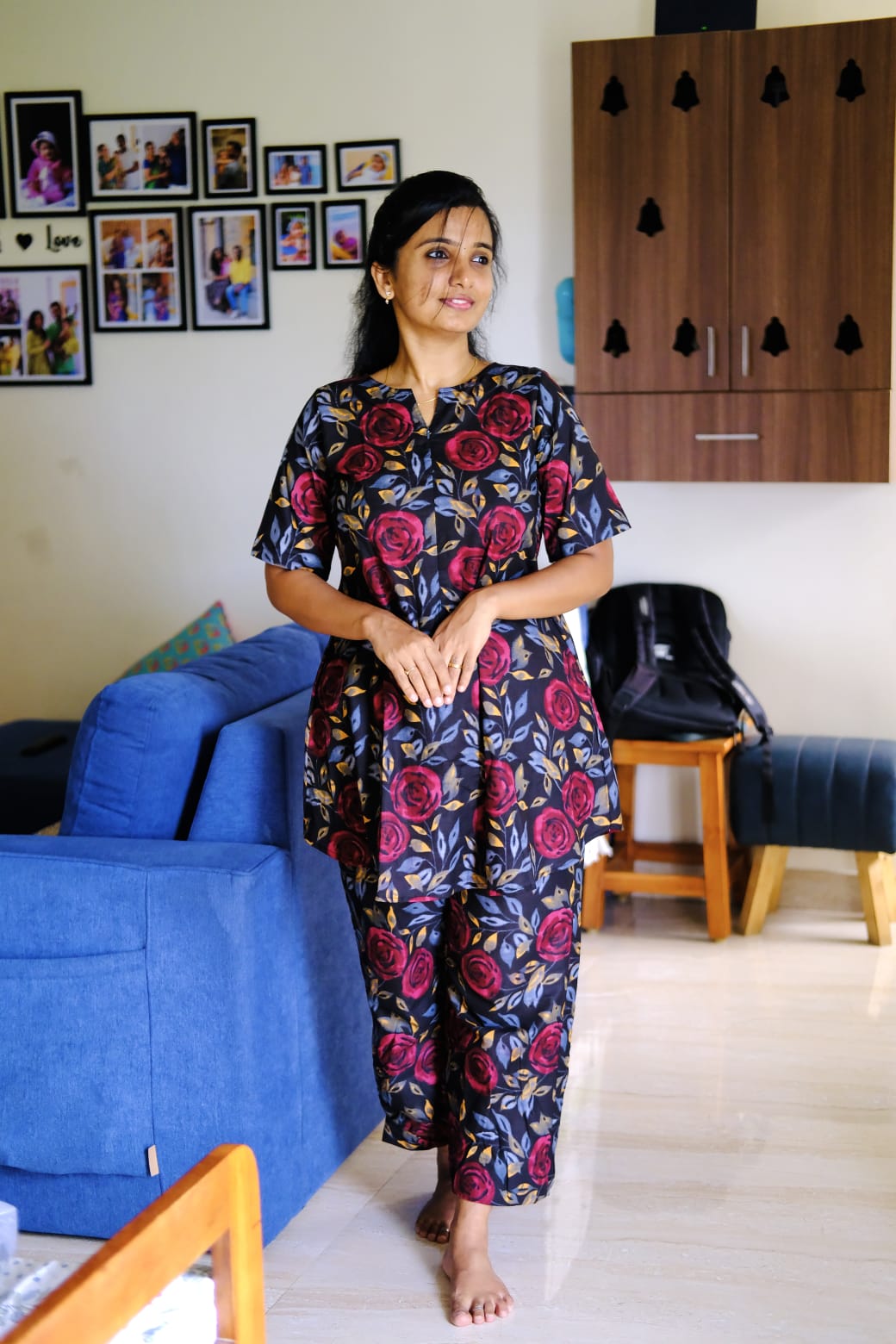 Heera - Black Night Suit