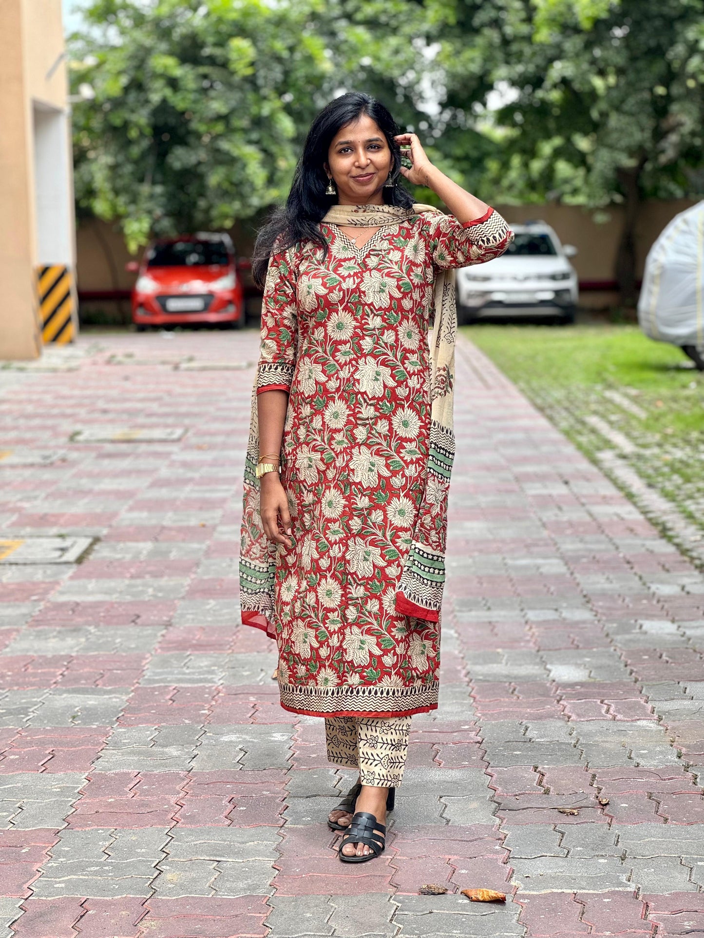Divya - 3pcs Cotton Salwar Set