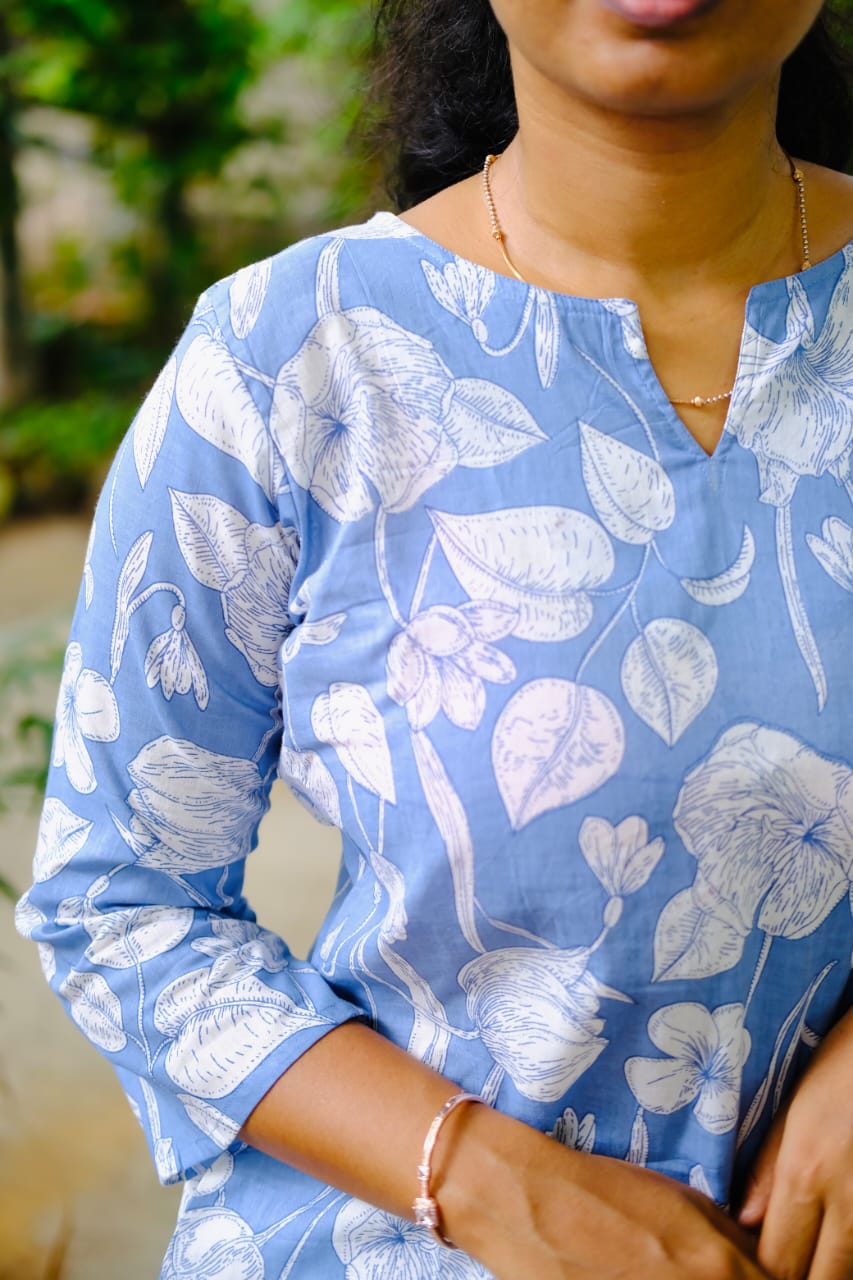 Heera - Light Blue Night Suit