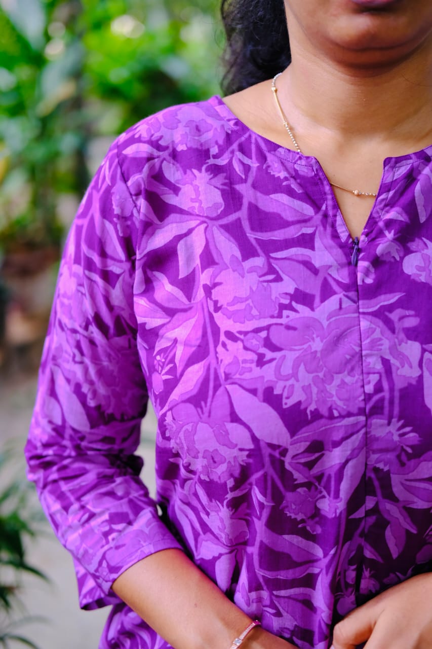 Heera - Violet Night Suit