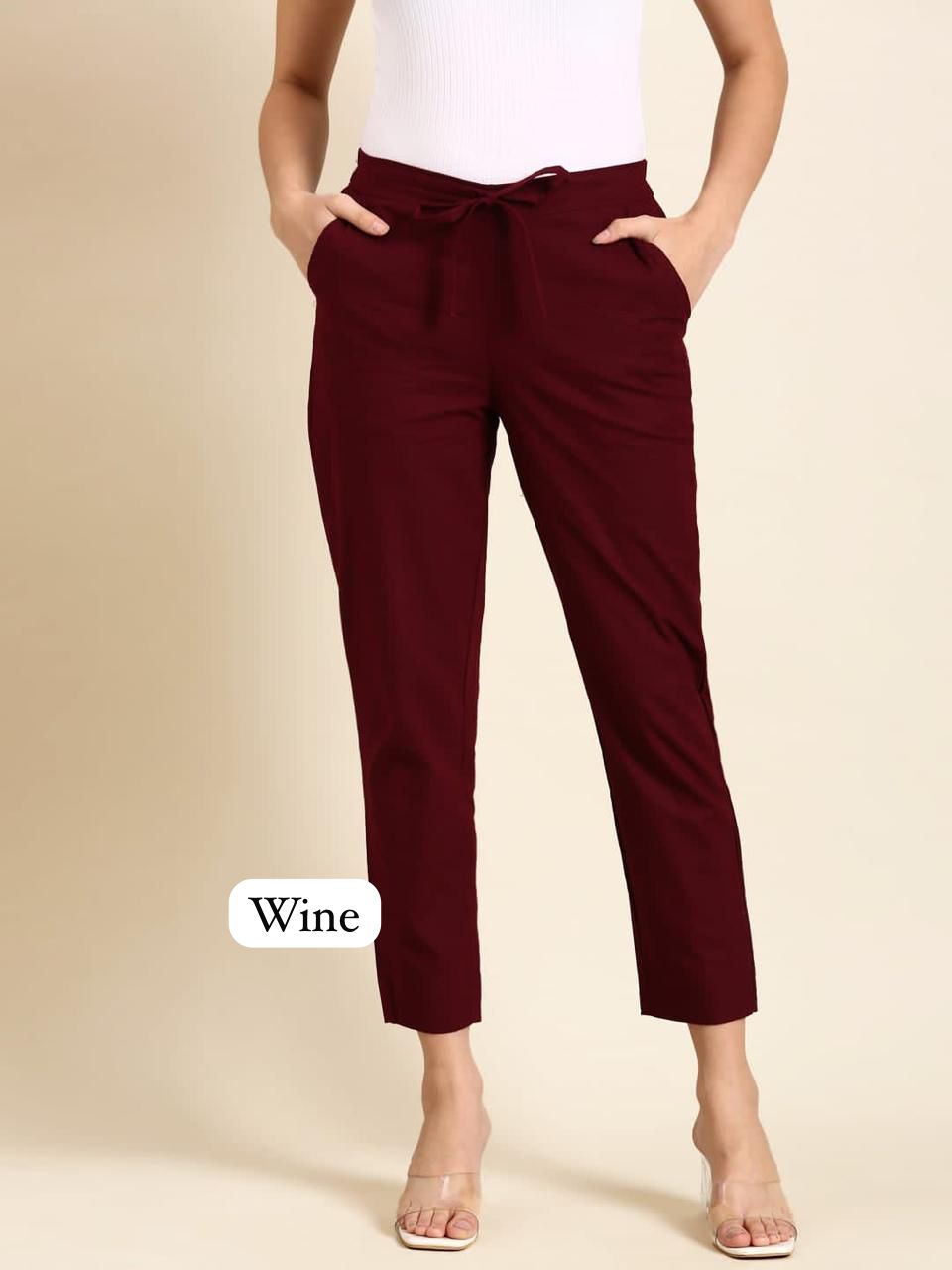 Breeze Fit - Cotton Cigarette Pants