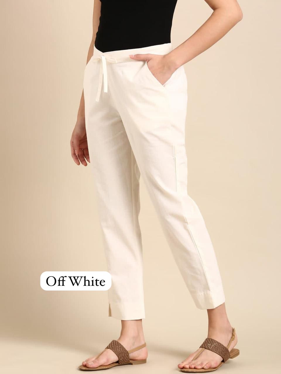 Breeze Fit - Cotton Cigarette Pants