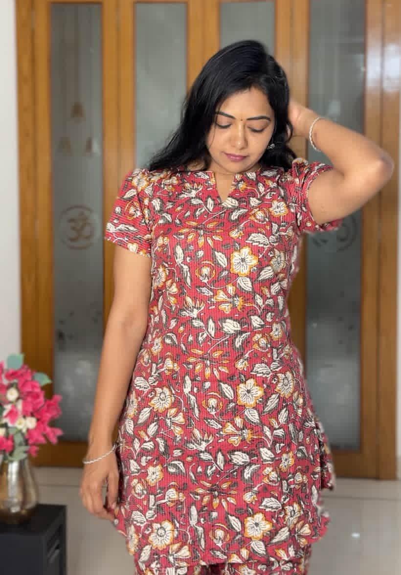 Heera - Persian Floral Night Suit