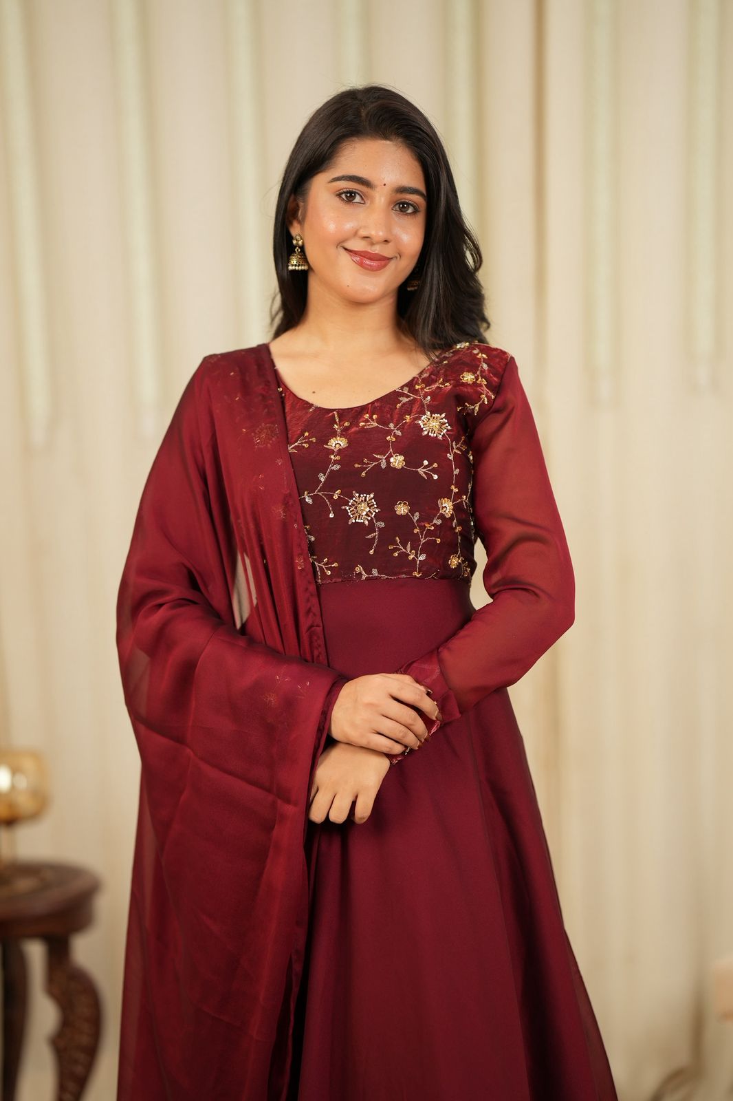 Jhansi - Maxi Dress with Dupatta