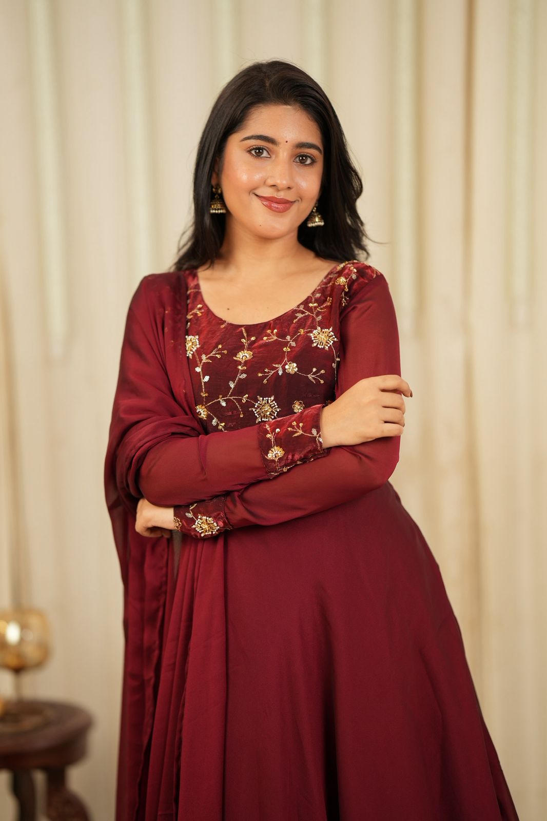 Jhansi - Maxi Dress with Dupatta