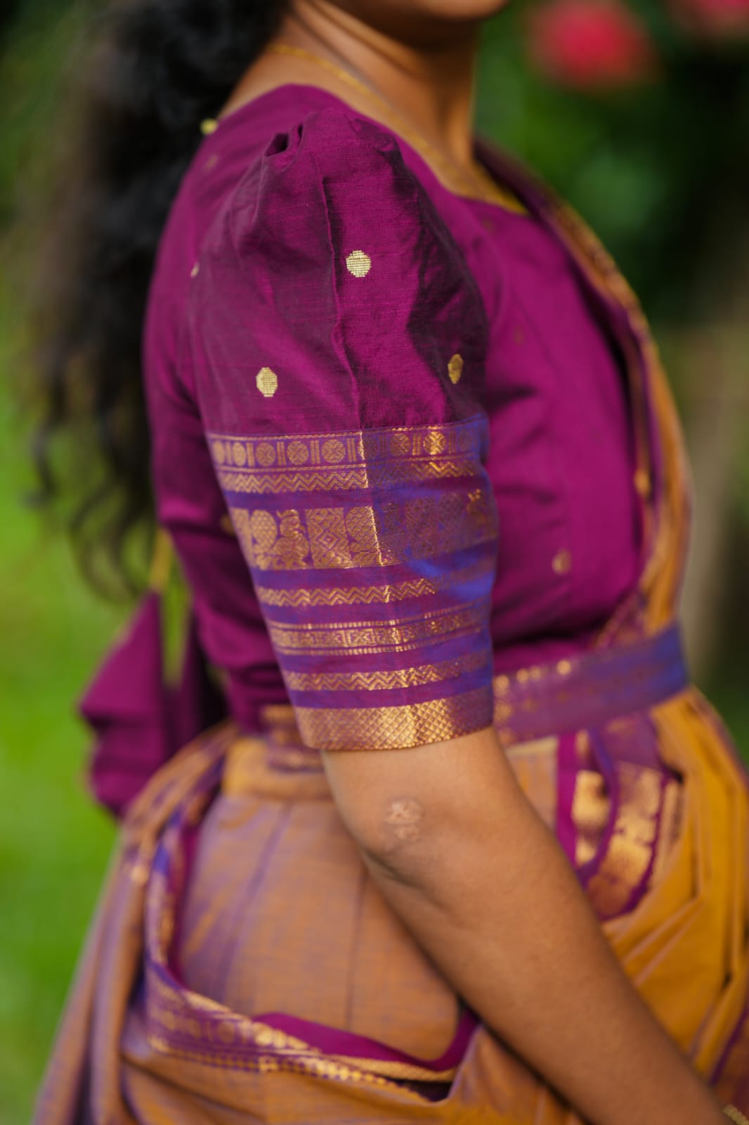 Kanimozhi - Crop Top & Skirt with Dupatta Set