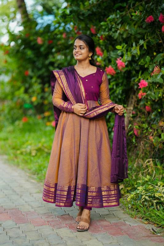 Kanimozhi - Anarkali with Dupatta