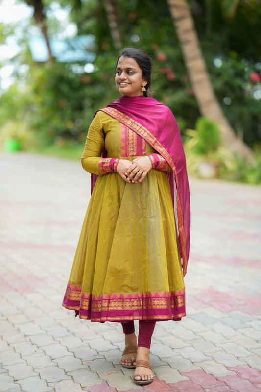 Ilavarasi - Anarkali with Dupatta