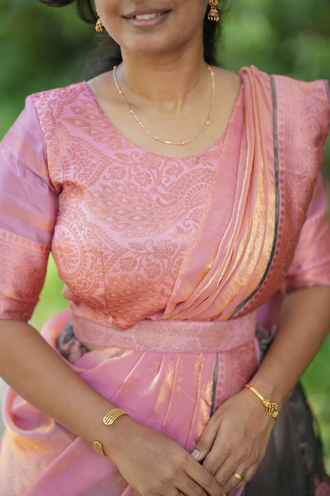 Rukmini - Crop Top & Skirt with Dupatta Set