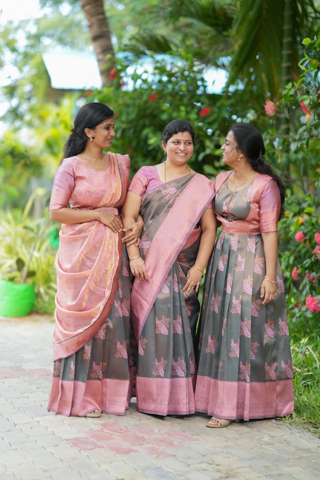 Rukmini - Cotton Saree with Zari Border