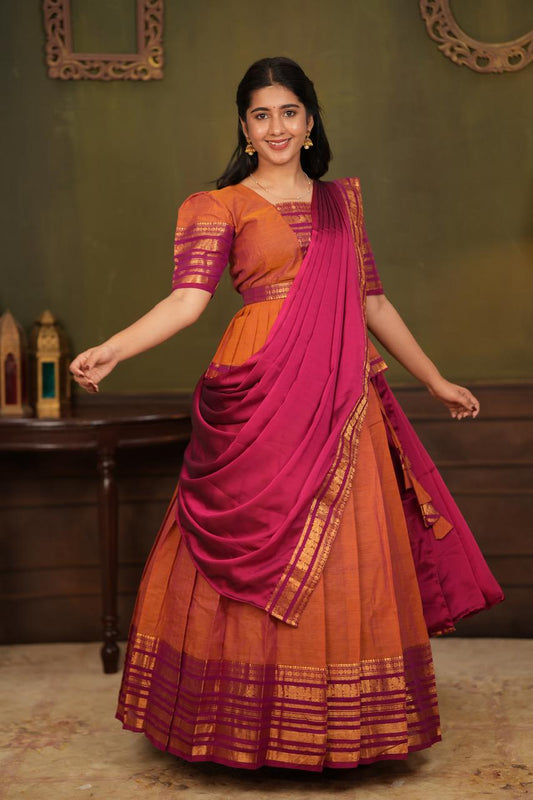 Radhai - Peplum Crop Top Skirt Set