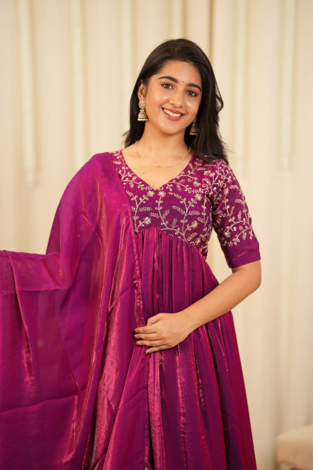 Preethi - Maxi Dress with Dupatta