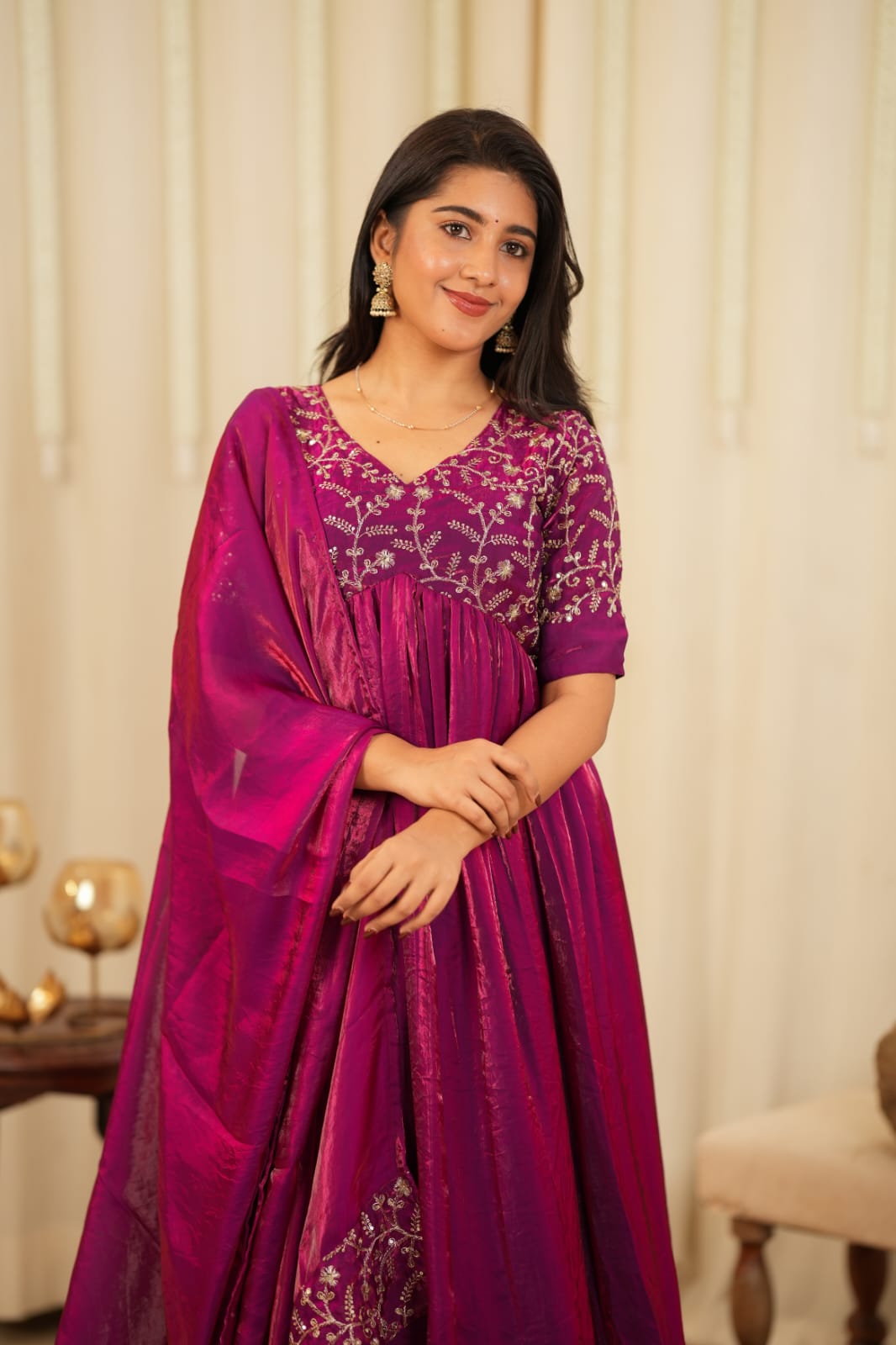 Preethi - Maxi Dress with Dupatta