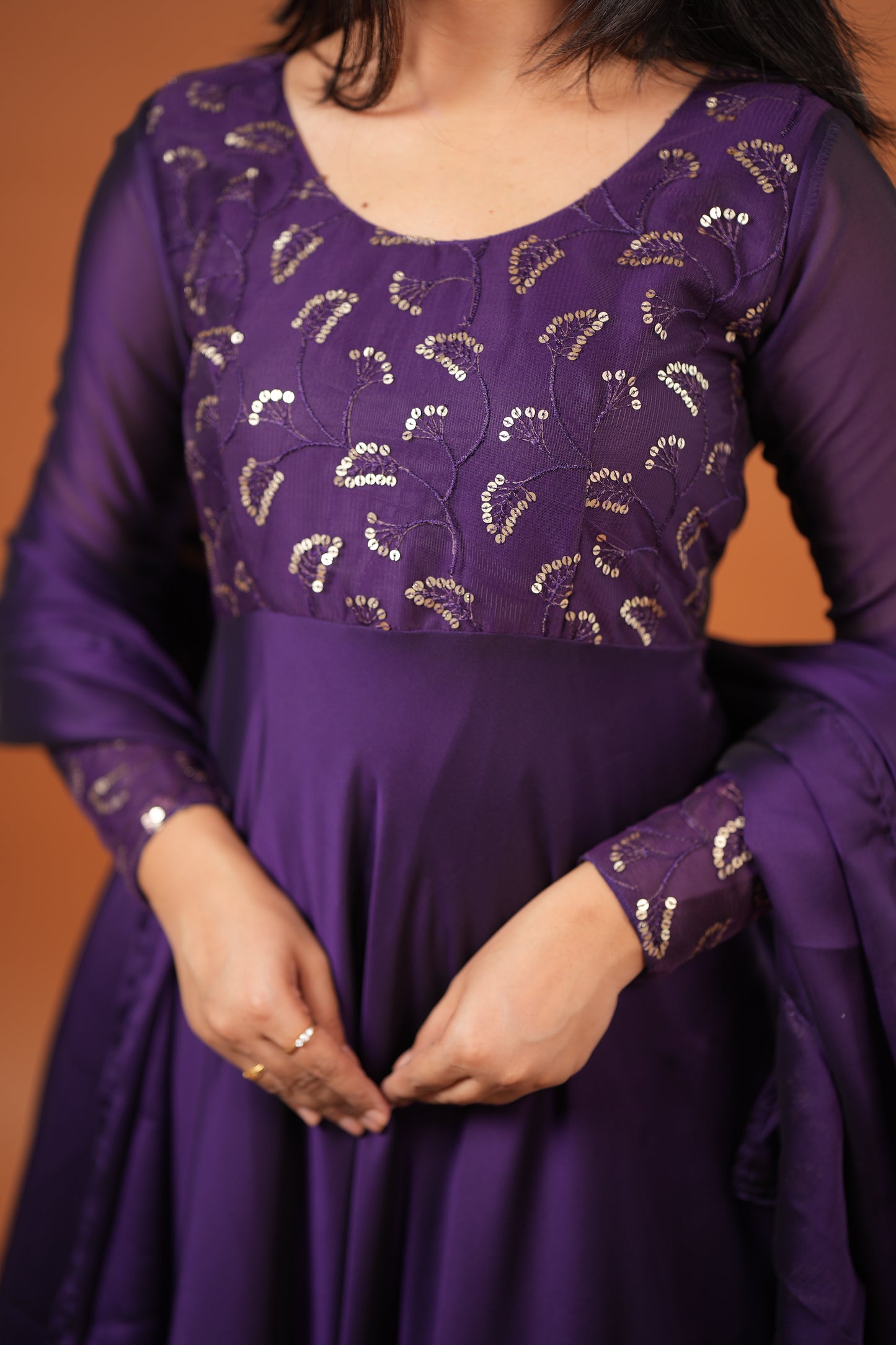Roopa - Maxi Dress with Dupatta
