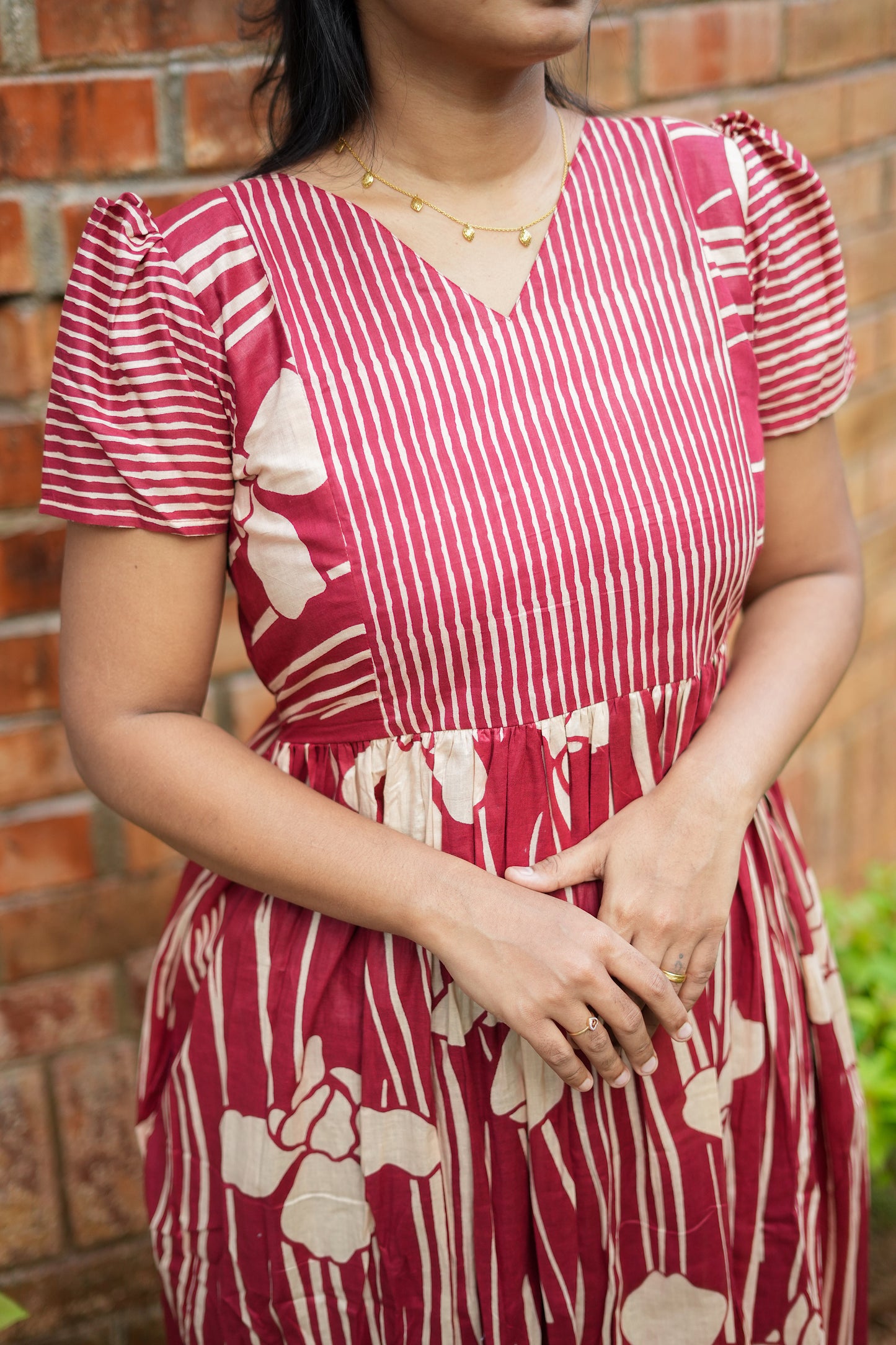 Mullai - Ruby Red Maxi Nighty