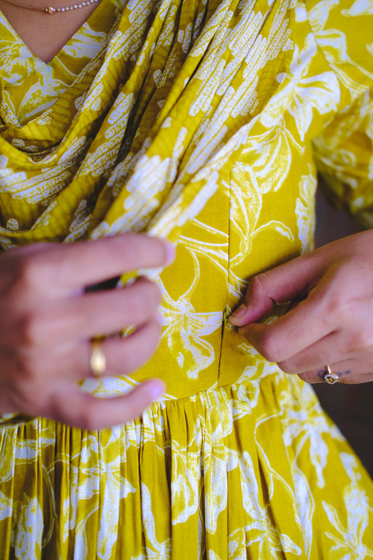 Kaveri - Mustard Maxi Nighty