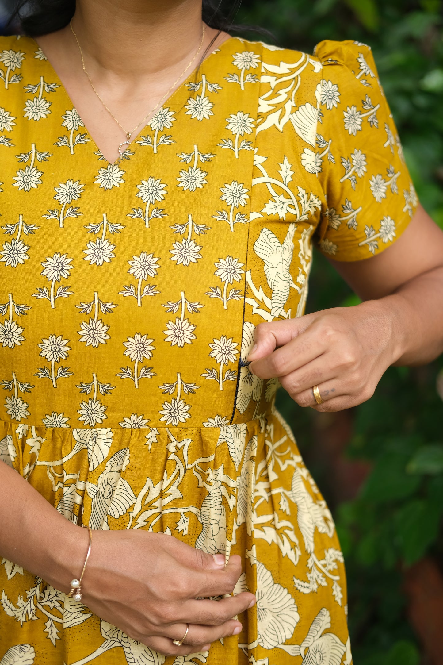 Mullai - Yellow Maxi Nighty