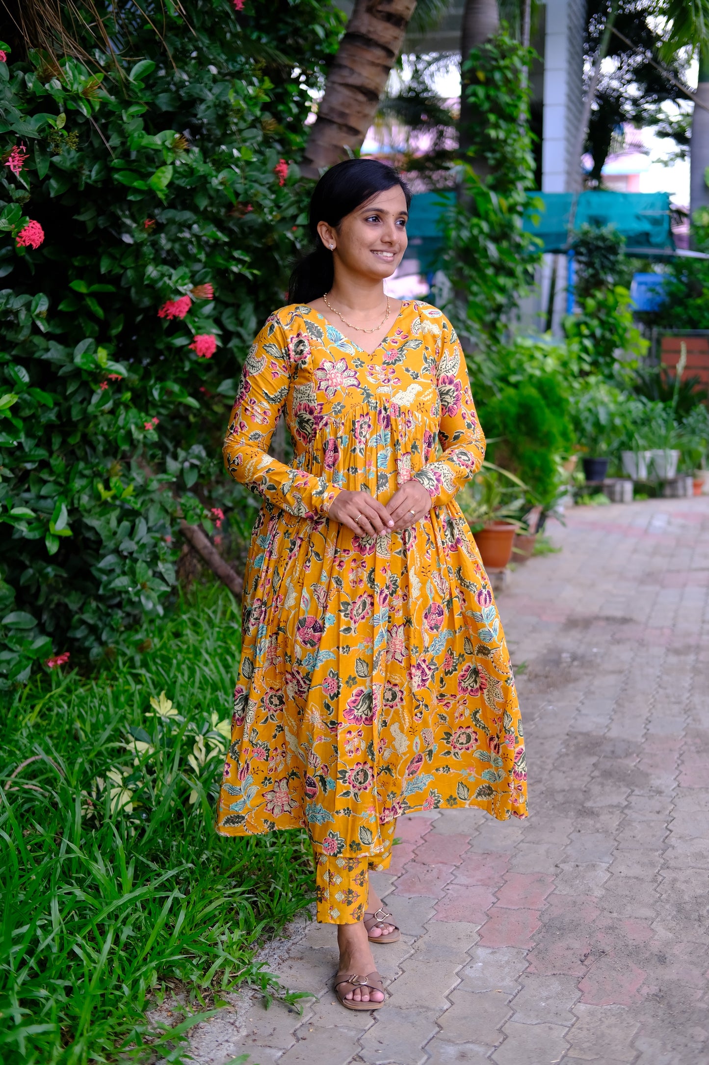 Kana - Mustard Kurta Set