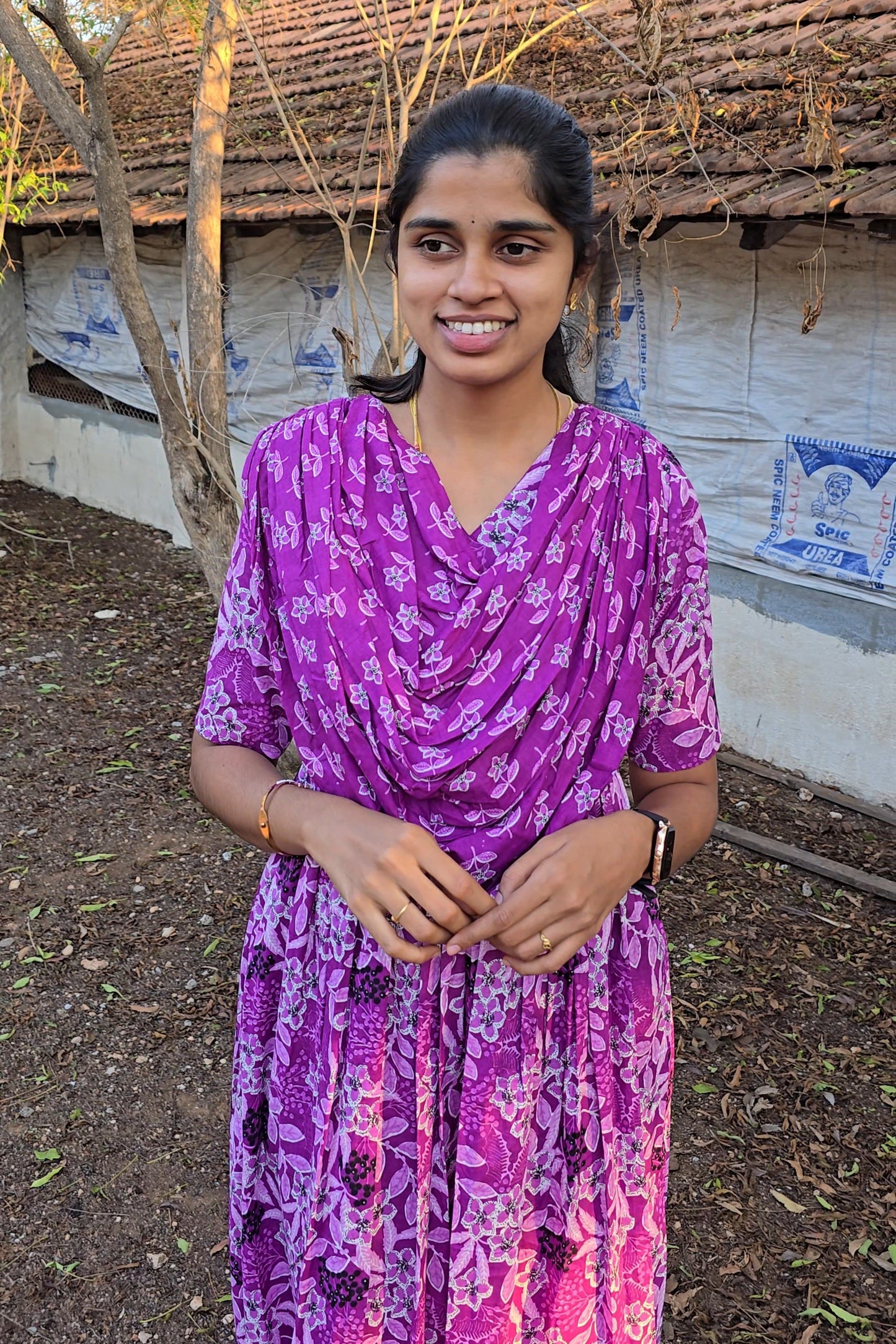 Kaveri - Lilac Maxi Nighty