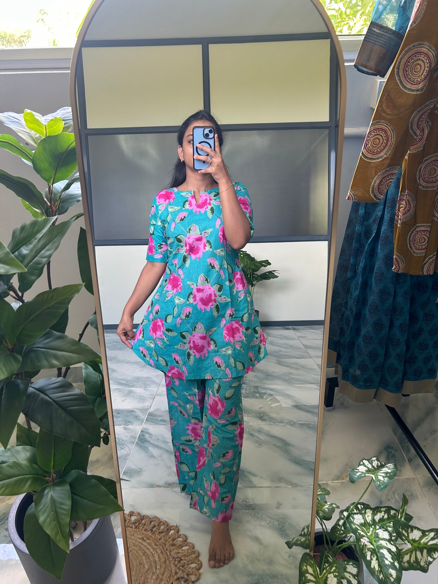 Heera - Light Blue Night Suit