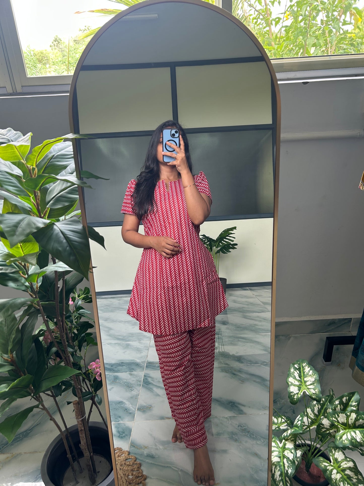 Heera - Red Night Suit