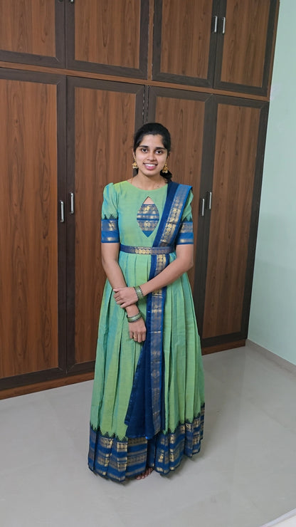 Madhavi - Maxi with Dupatta Set