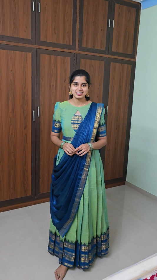 Madhavi - Maxi with Dupatta Set