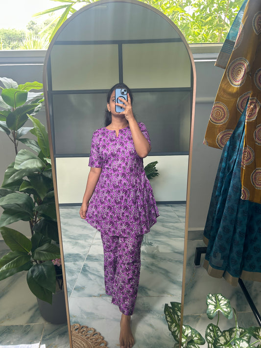 Heera - Purple Night Suit