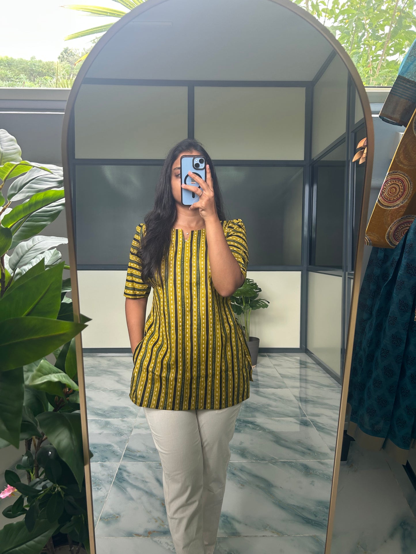Meena - Lime Green Short Top