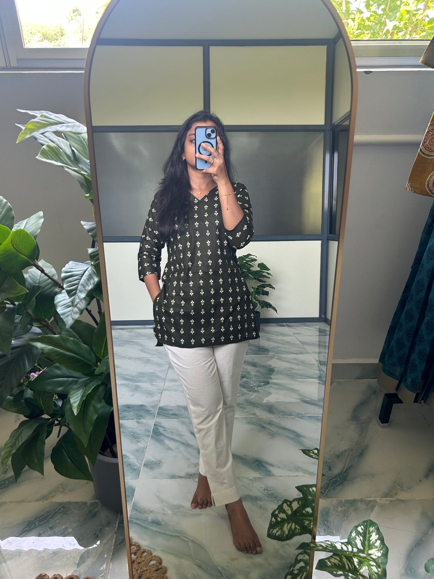 Meena - Green Short Top