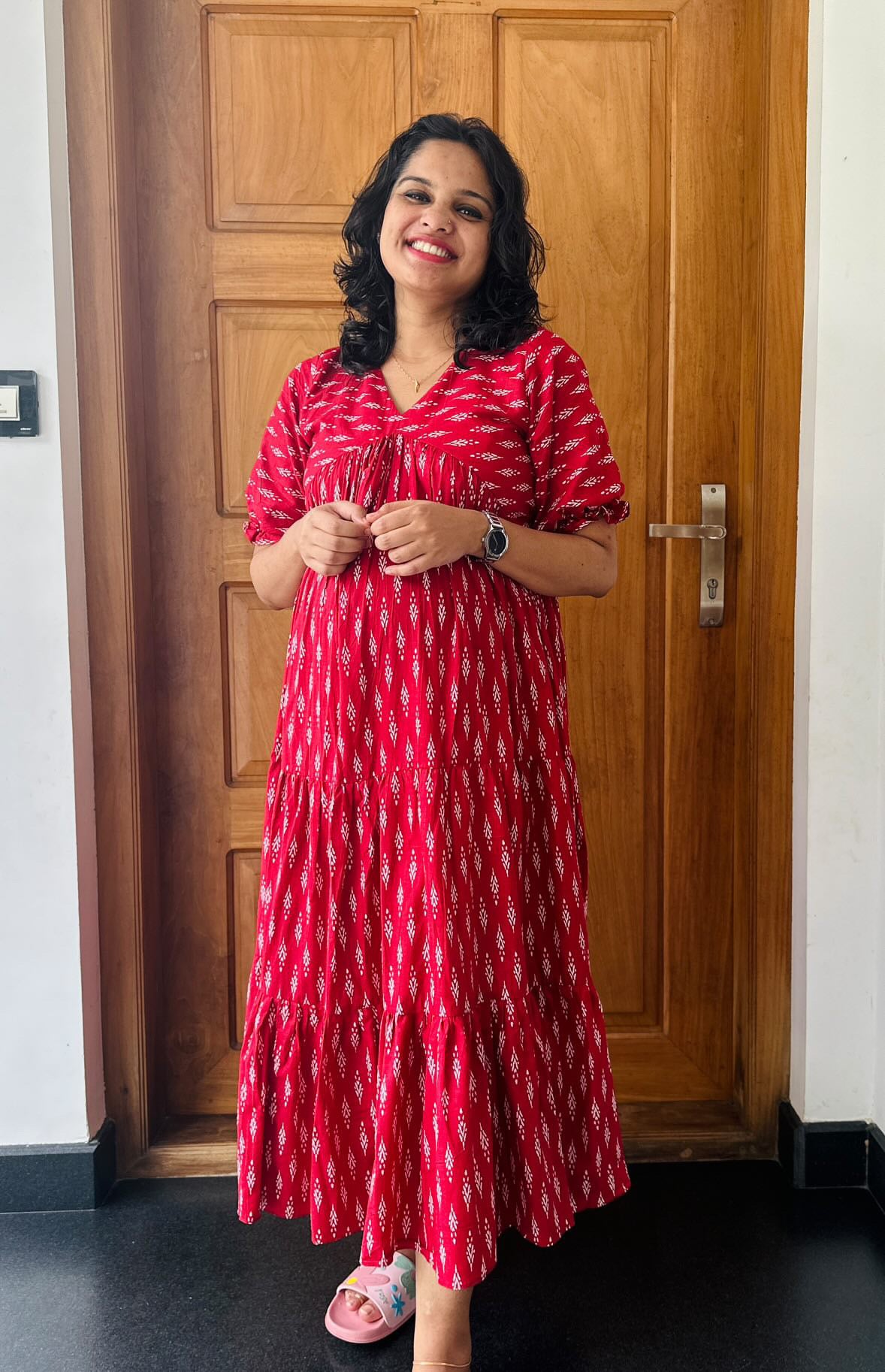 Ziya - Red Midi Dress