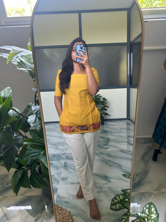 Meena - Yellow Short Top