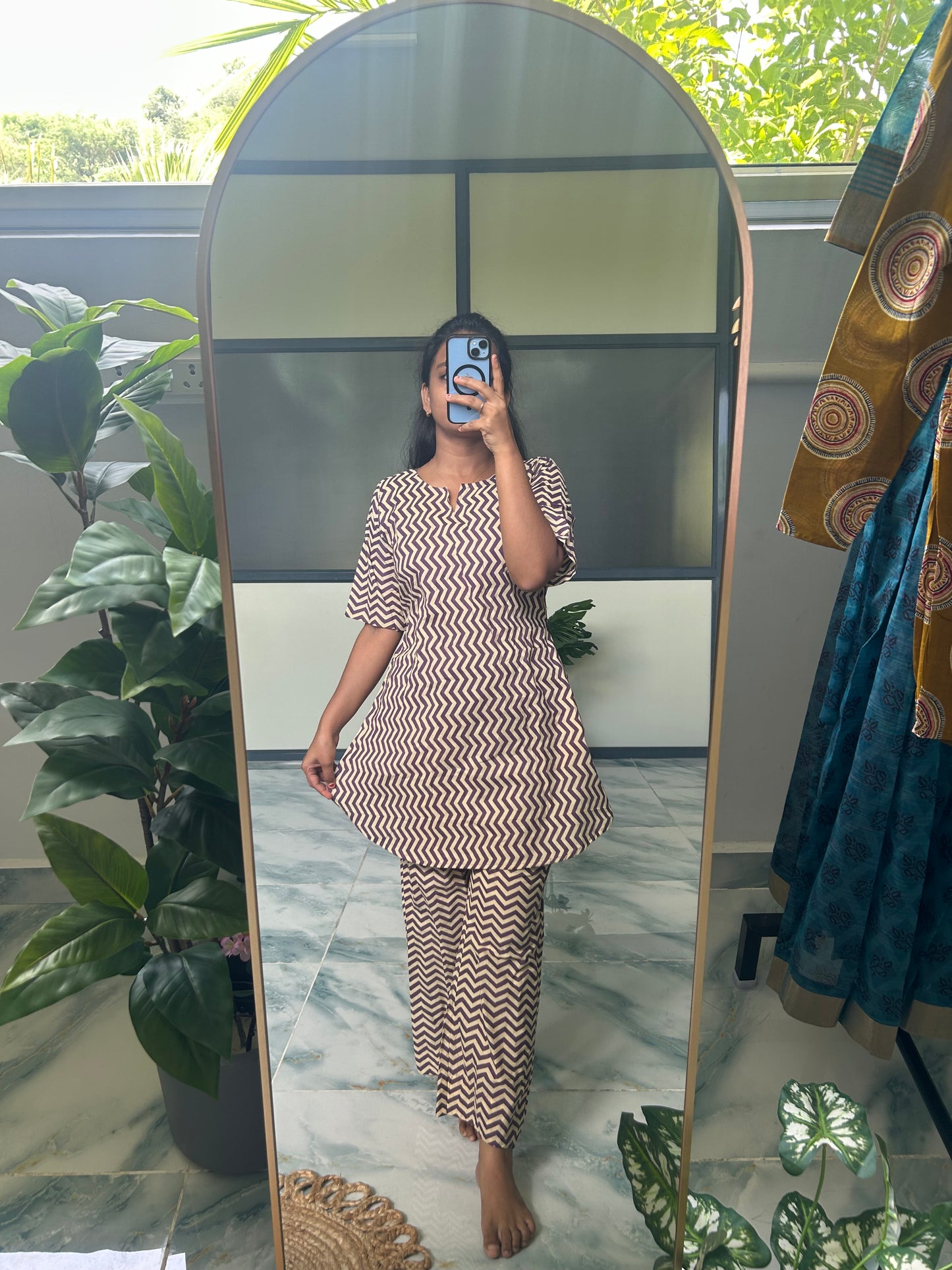 Heera - Beige Night Suit