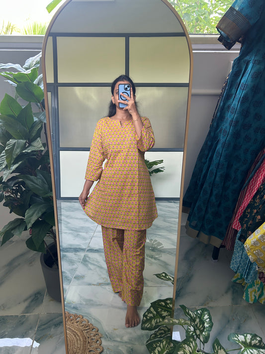 Heera - Yellow Night Suit
