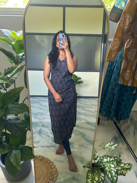 Dhrithi - Blue Kurta