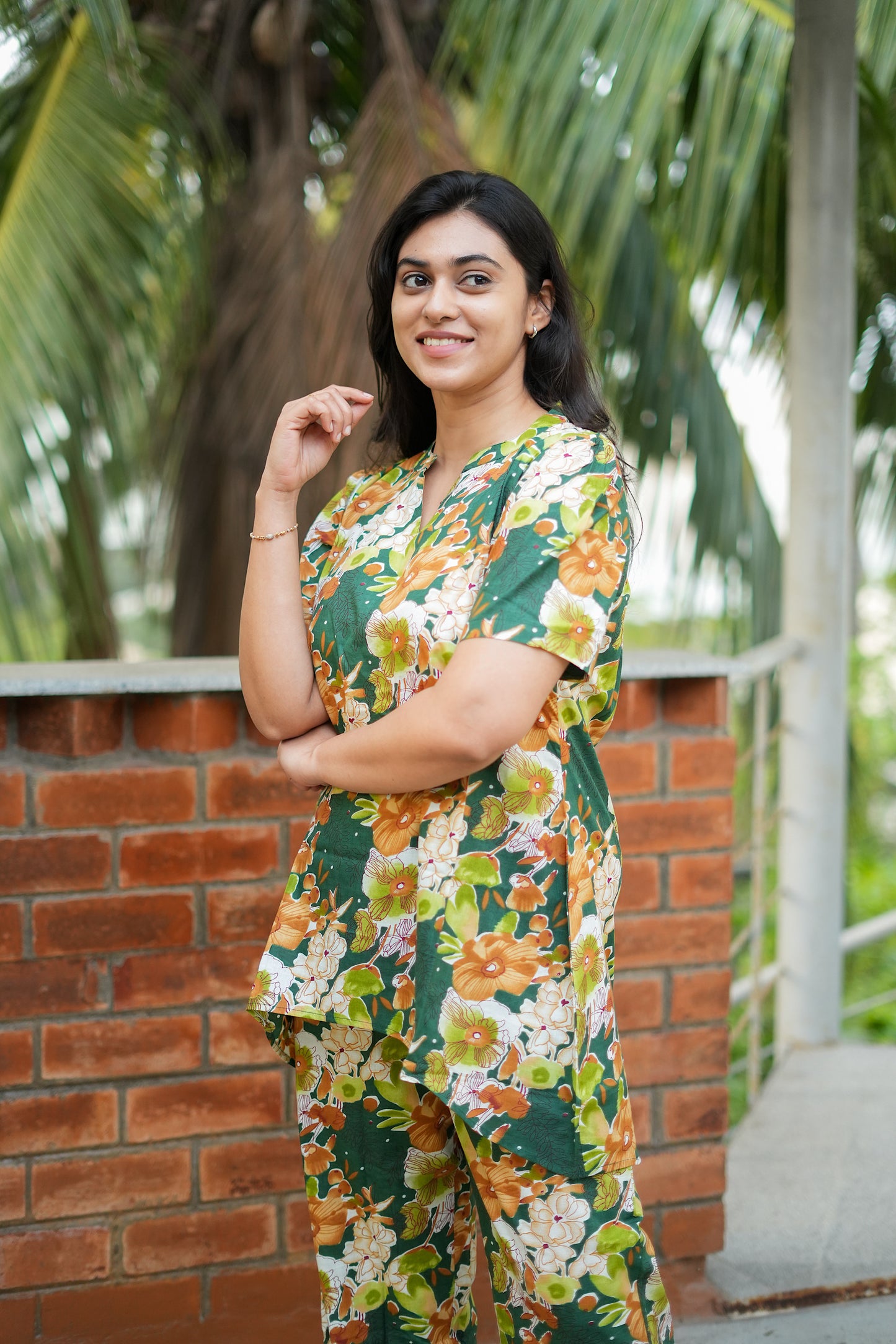 Heera- Green Night Suit