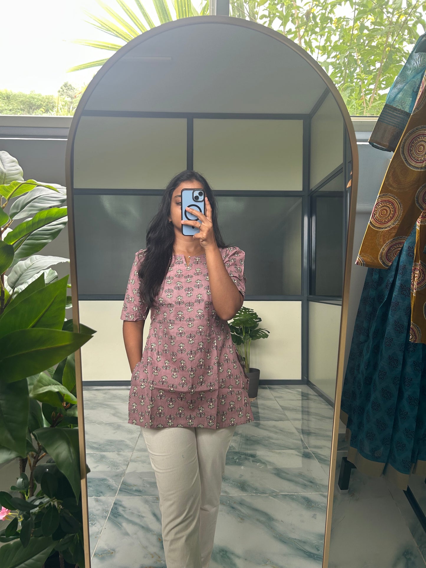 Meena - Lilac Short Top