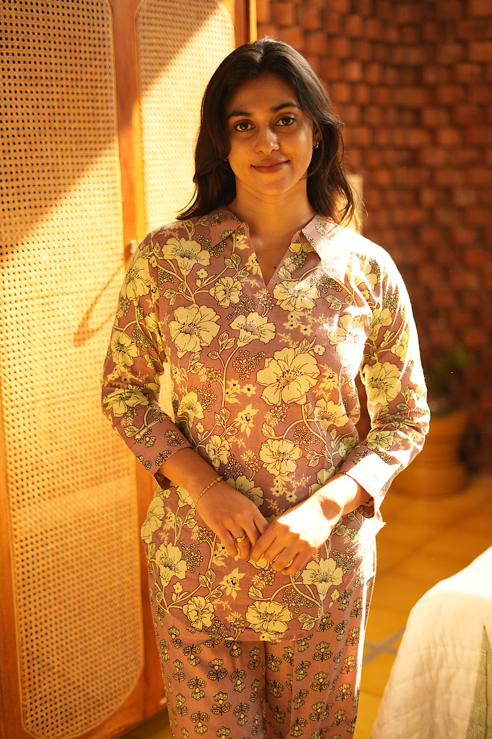 Riya - Lilac Full Sleeve Night Suit