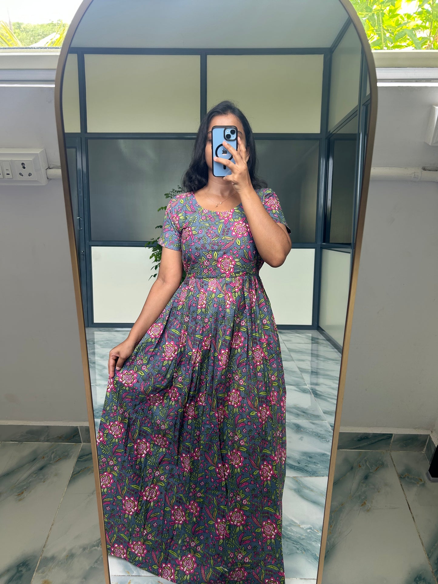 Yamuna - Gray Maxi Nighty