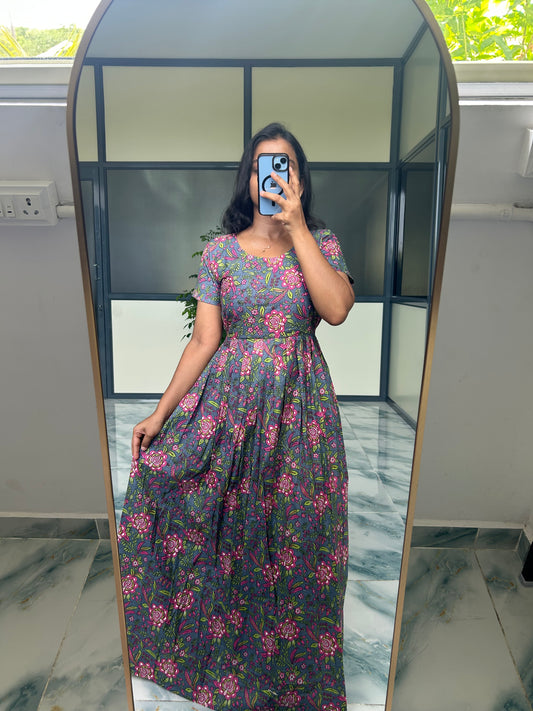 Yamuna - Gray Maxi Nighty