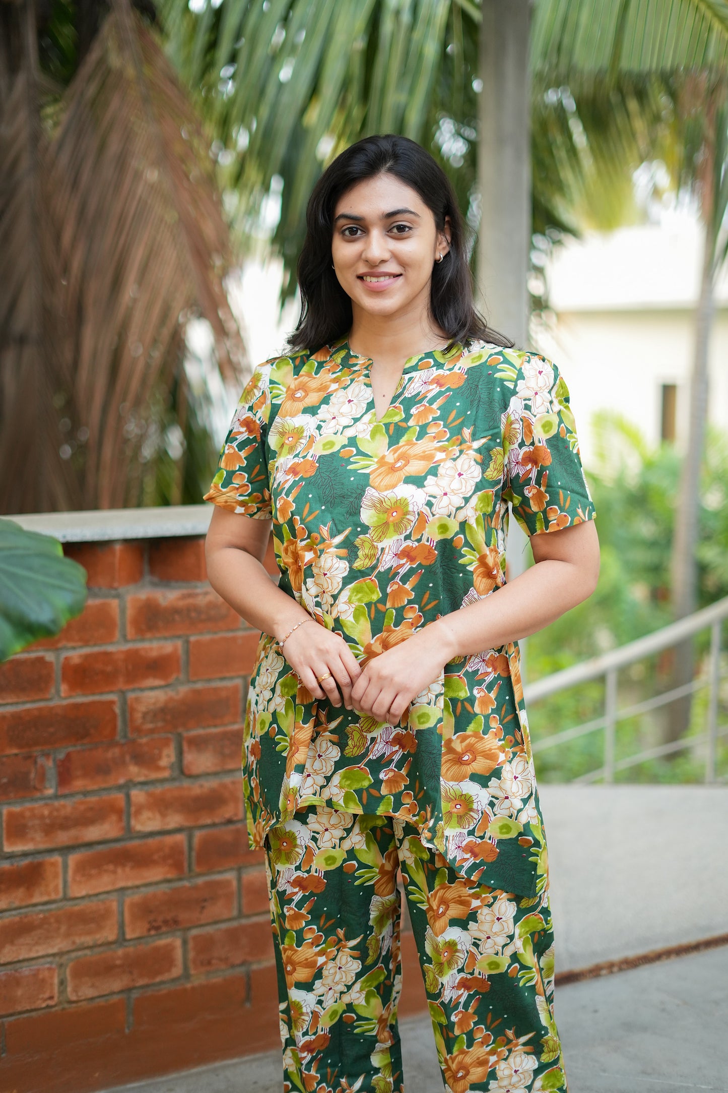 Heera- Green Night Suit
